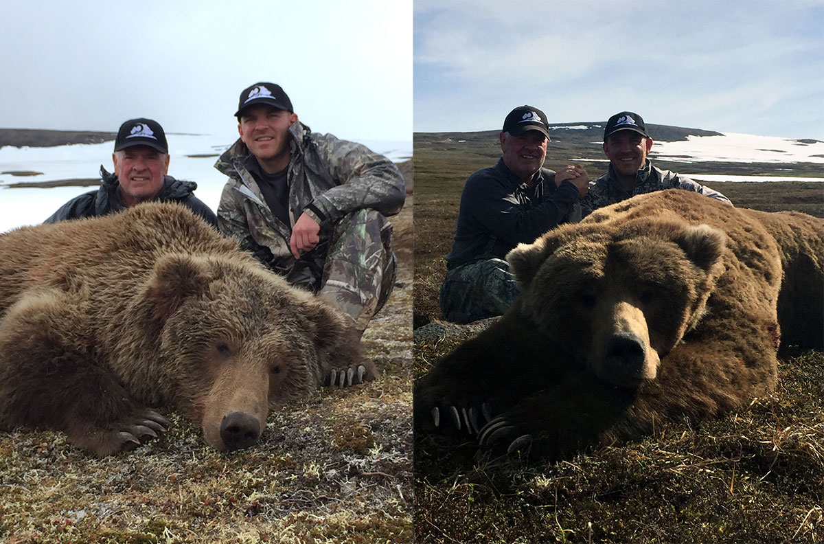 Bruce & Mark Mabrey - 2016 Brown Bear Hunt - Sugarloaf Area of the Katmai Preserve